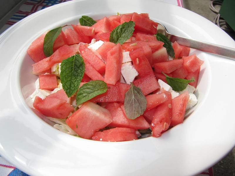 Watermelon and Feta Cheese